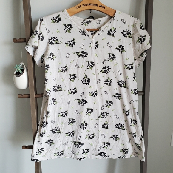 Jessica Lingerie Panda Peace Nightgown Medium - Picture 3 of 9
